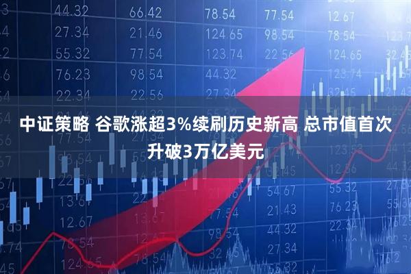 中证策略 谷歌涨超3%续刷历史新高 总市值首次升破3万亿美元