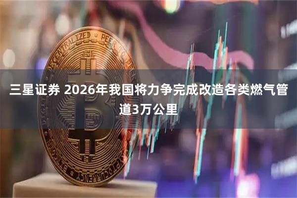 三星证券 2026年我国将力争完成改造各类燃气管道3万公里